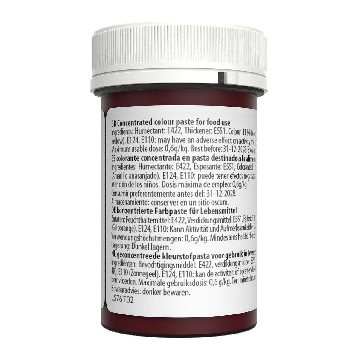 Gelová barva Peach broskvová Sugarflair 